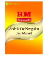 Roadmaster ANDROID CAR NAVIGATION User Manual preview