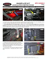 Preview for 4 page of Roadmaster BASEPLATE KIT Installation Instructions Manual