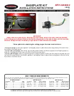 Preview for 8 page of Roadmaster BASEPLATE KIT Installation Instructions Manual