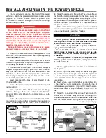 Preview for 10 page of Roadmaster BrakeMaster 9100 Installation Instructions Manual