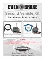 Preview for 1 page of Roadmaster Even Brake 98400 Installation Instructions Manual