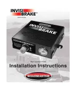 Preview for 1 page of Roadmaster Invisibrake 8700 Installation Instructions Manual