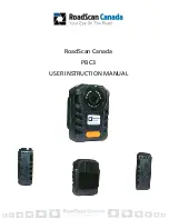 RoadScan Canada PBC3 User Instruction Manual preview