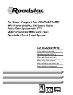 Предварительный просмотр 1 страницы Roadstar CD-652USMP/FM Instruction Manual