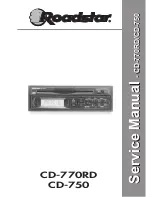 Roadstar CD-750 Service Manual preview