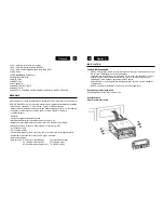 Предварительный просмотр 4 страницы Roadstar CD-900USMP Instruction Manual