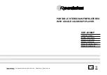 Roadstar CDR-4230MP Instruction Manual preview