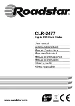 Preview for 1 page of Roadstar CLR-2477 User Manual