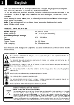 Preview for 6 page of Roadstar CLR-2477 User Manual