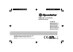 Preview for 1 page of Roadstar CLR-2530 Instruction Manual