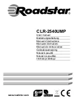 Roadstar CLR-2540UMP User Manual preview