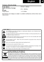 Preview for 7 page of Roadstar CLR-2615 User Manual