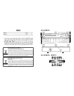 Предварительный просмотр 2 страницы Roadstar CLR-2950DAB+ Instruction Manual