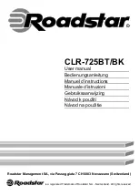 Preview for 1 page of Roadstar CLR-725BK User Manual