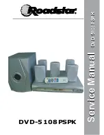 Roadstar DVD-5108PSPK Service Manual preview