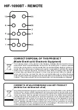 Preview for 4 page of Roadstar HIF-1690BT User Manual