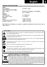 Предварительный просмотр 13 страницы Roadstar HIF-1898D+BT User Manual