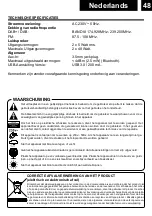 Предварительный просмотр 53 страницы Roadstar HIF-1898D+BT User Manual