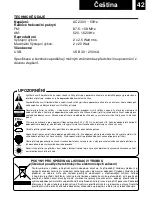 Предварительный просмотр 47 страницы Roadstar HIF-1899TUMPK User Manual