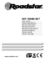 Roadstar HIF-1996D Plus BT User Manual preview