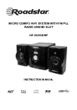 Roadstar HIF-6850USMP Instruction Manual preview