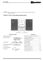 Preview for 2 page of Roadstar HIF-8593RC Service Manual