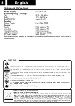 Preview for 12 page of Roadstar HIF-8892D+BT User Manual