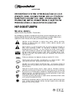 Preview for 21 page of Roadstar HIF-9088TUMP Instruction Manual