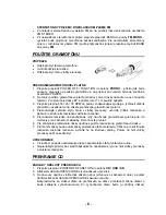 Preview for 26 page of Roadstar HIF-9088TUMP Instruction Manual