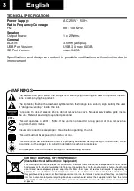 Preview for 6 page of Roadstar HRA-1345NUSWD User Manual