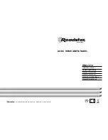 Предварительный просмотр 1 страницы Roadstar HRA-1410 Instruction Manual