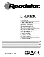 Roadstar HRA-1500/N User Manual preview