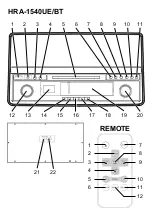 Предварительный просмотр 3 страницы Roadstar HRA-1540UE/BT User Manual