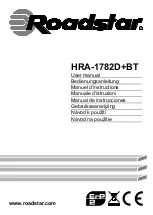 Preview for 1 page of Roadstar HRA-1782D+BT User Manual