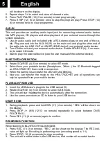 Preview for 8 page of Roadstar HRA-1782D+BT User Manual