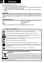 Preview for 16 page of Roadstar HRA-1782D+BT User Manual