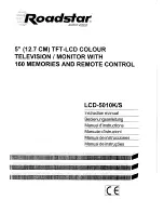 Roadstar LCD-5010K Instruction Manual preview