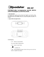 Preview for 8 page of Roadstar MM-007 Instruction Manual