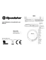 Roadstar PCD-435CD Instruction Manual preview