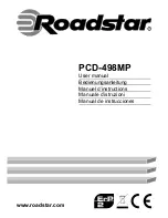 Roadstar PCD-498MP User Manual preview