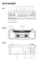 Preview for 3 page of Roadstar RCR-3025EBT User Manual