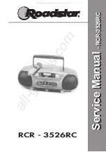 Roadstar RCR-3526RC Service Manual preview