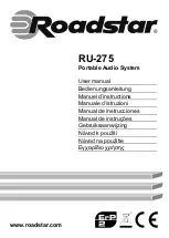 Roadstar RU-275 User Manual preview