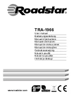 Roadstar TRA-1966 User Manual preview