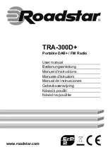 Roadstar TRA-300D+ User Manual preview