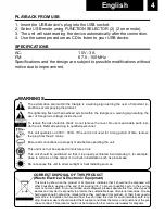 Preview for 7 page of Roadstar TSPK-990CDBT User Manual