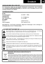 Предварительный просмотр 9 страницы Roadstar TT-260SPK User Manual