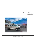Roadtrek 170 Versatile Owner'S Manual preview