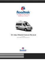 Предварительный просмотр 1 страницы Roadtrek SS-Ideal Owner'S Manual