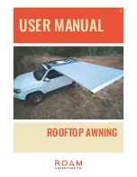 Предварительный просмотр 1 страницы Roam Adventure Rooftop Awning User Manual